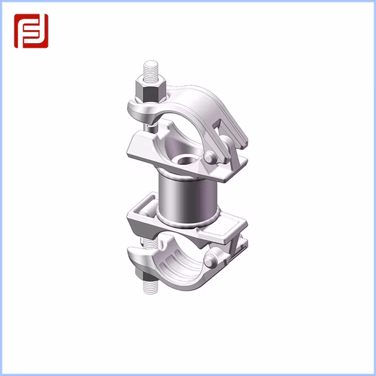 Braçadeira giratória prensada de alta qualidade e preço baixo e acoplador de andaime