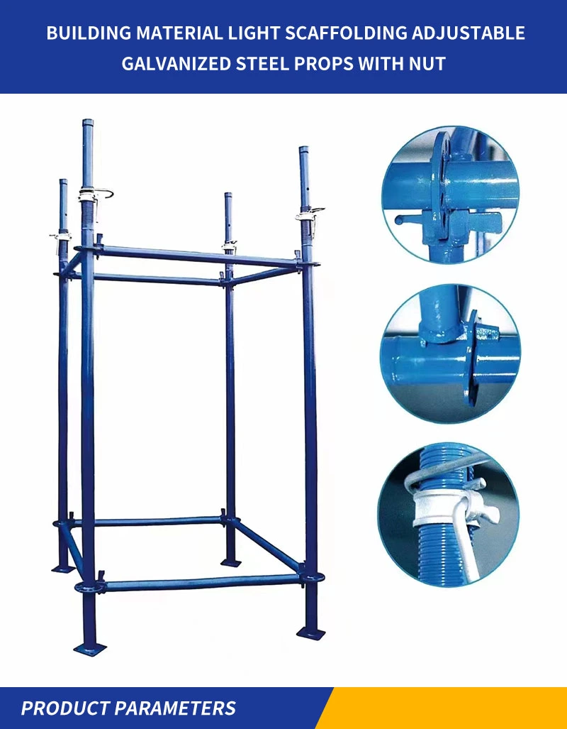High Quality Steel Prop for Scaffolding Formwork Support Acrow Jack Scaffoldings Shoring Prop Scaffolding Steel Props