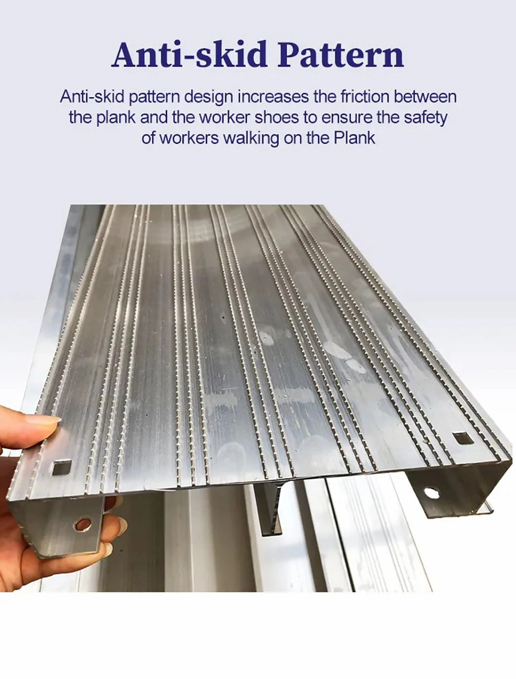 North America Standard 7′ L Aluminum Walkboard Aluminum Plank for Frame Scaffold
