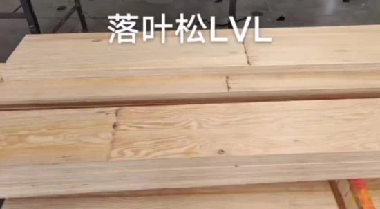 Madeira de pinho Estrutural LVL Placa de contraplacado Viga para andaime